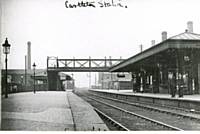 7  A historical shot of Castleton station, in Lancashire and Yorkshire Railway days, looking east about1900.  Ano